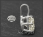 Preview: Diamant Brillant Anhänger mit 1,60ct, zart champagner